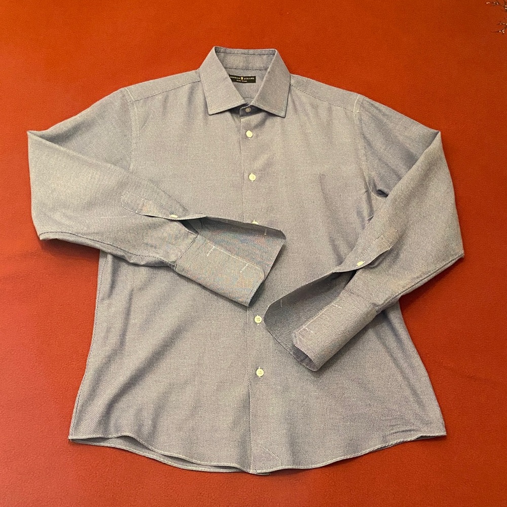 Bonham Strand Hong Kong Custom Designer French Cuff Dress Shirt.